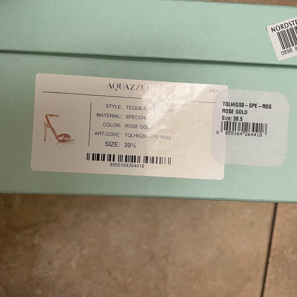 Aquazzura Metallic Gold Heels - Picture 4 of 4